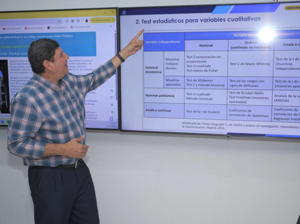 Estudiantes de distintas disciplinas comparten experiencias durante capacitación en investigación científica en el CIES