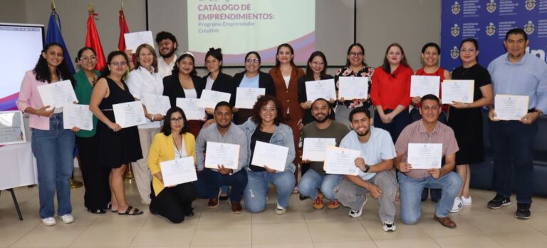 Docente-investigadora del CIES participa como mentora del Programa Emprendedor Creativo de la UNAN-Managua y Nicaragua Diseña.